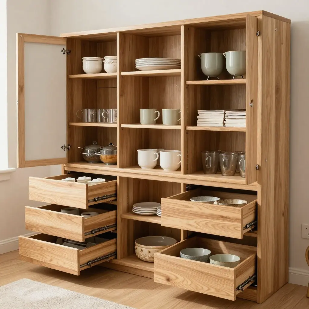 Beautifully organized home space with custom storage solutions