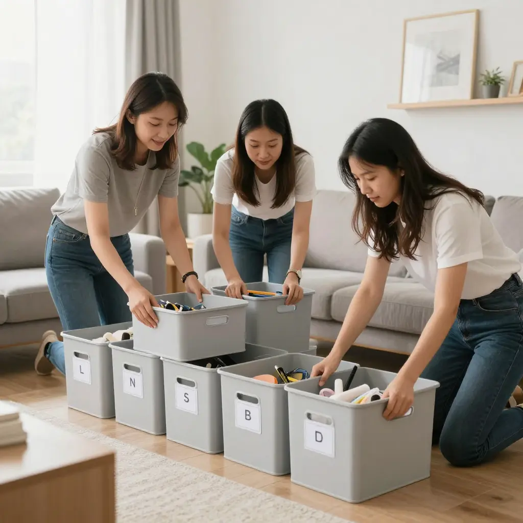 Professional organizing team